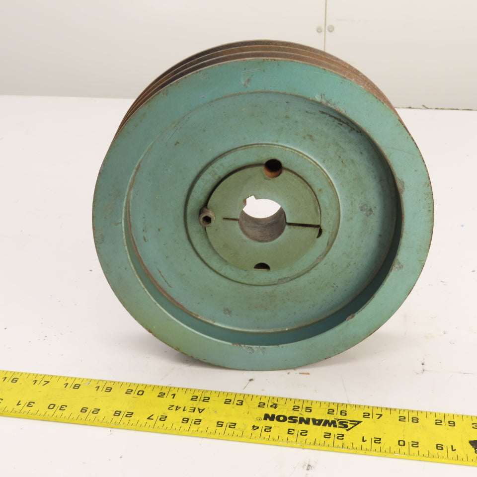 Quincy 9.75" OD 3-Groove Air Compressor Pulley Sheave 1-3/8"Bore