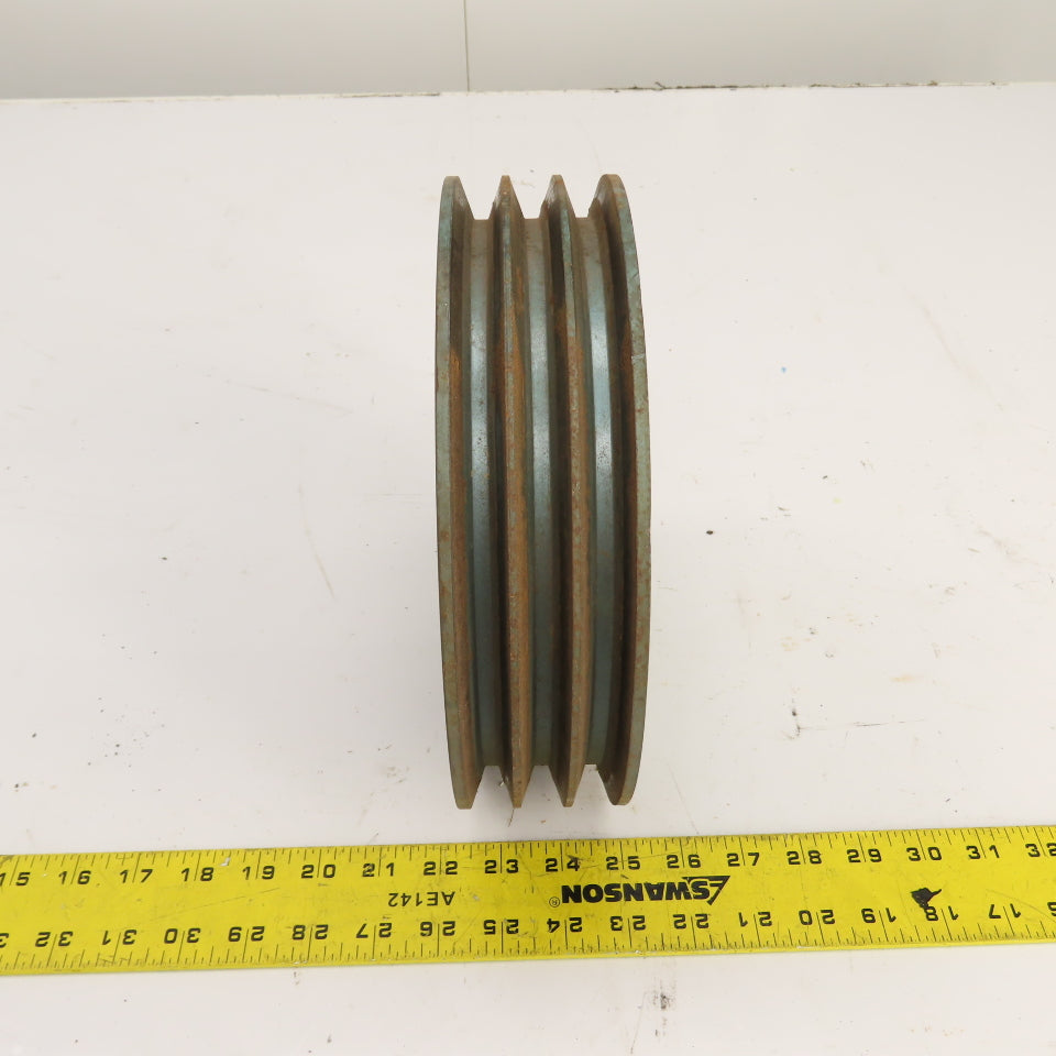 Quincy 9.75" OD 3-Groove Air Compressor Pulley Sheave 1-3/8"Bore