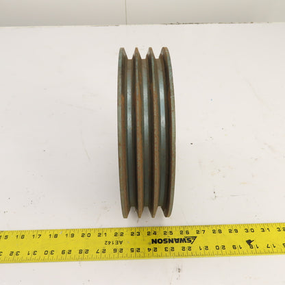 Quincy 9.75" OD 3-Groove Air Compressor Pulley Sheave 1-3/8"Bore