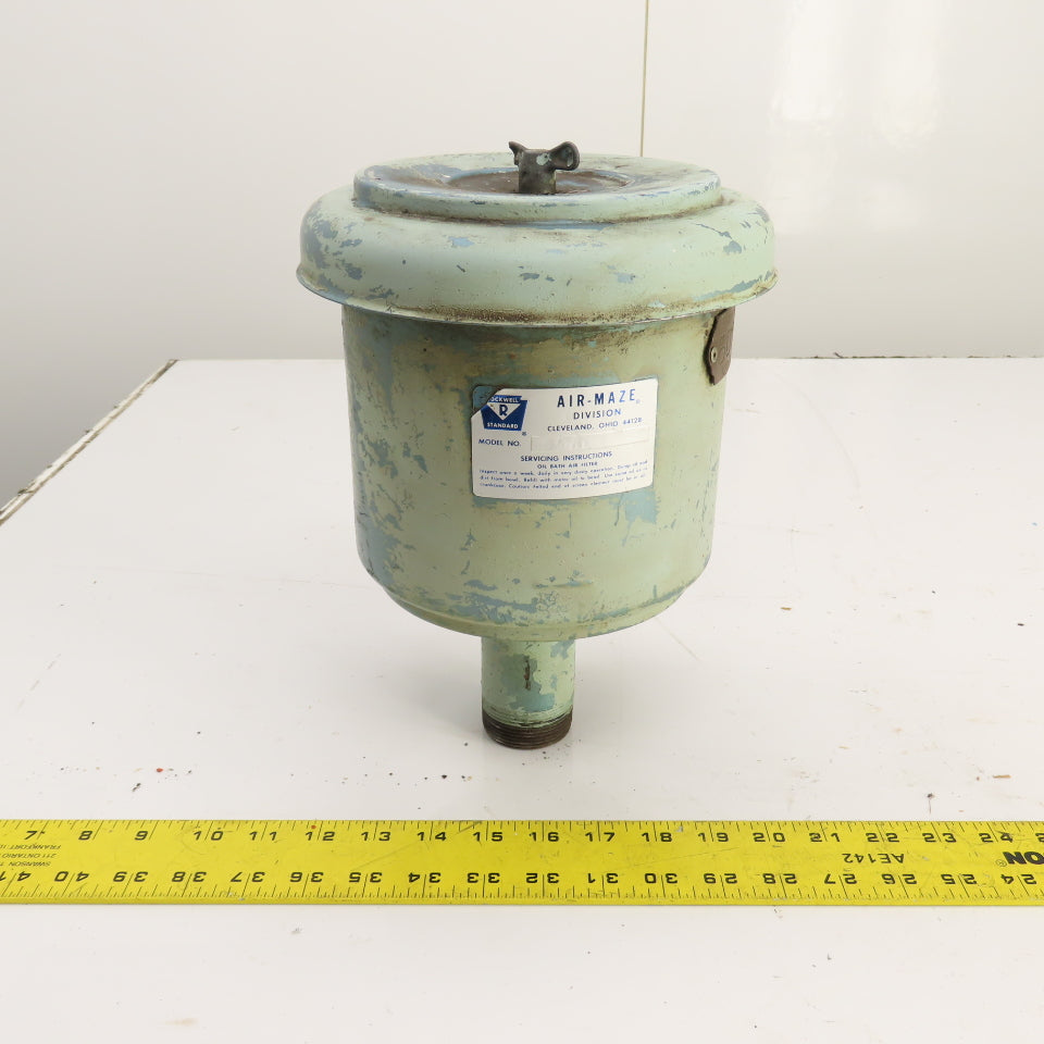 Rockwell Air-Maze Oil Bath Air Filter 1-1/4" From Quincy 350-16