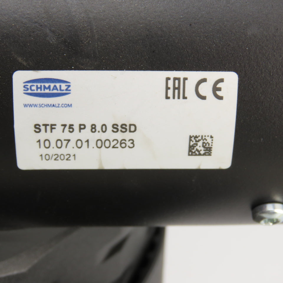 Schmalz STF 75 P 8.0 SSD 10.07.01.00263 Dust Vacuum Filter Housing 75mm