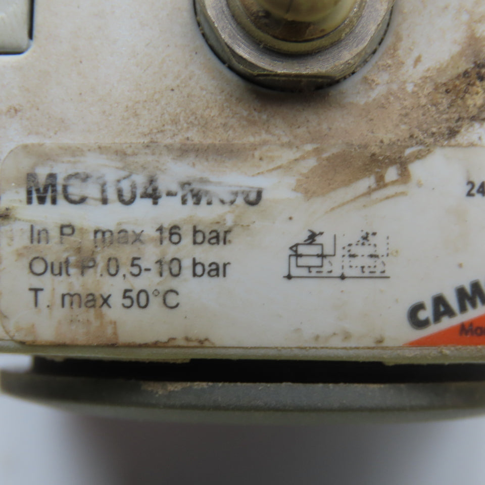 Camozzi MC104-M00 G1/4 G1/8 Ports Compressed Air Pressure Regulator