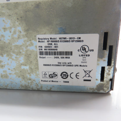HP 434922-001 R8000/3 R12000/3 RP12000/3 Extended Runtime Battery Module