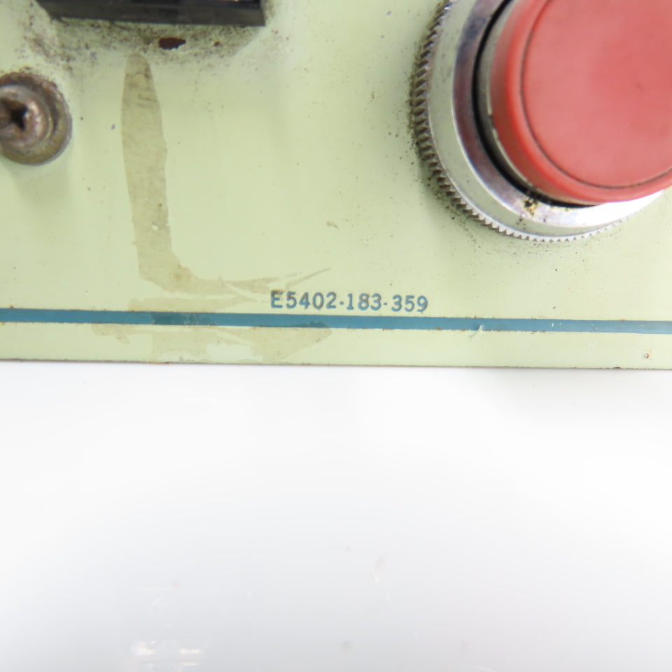 Okuma E5402-183-359 Machining Center Operator Control Panel