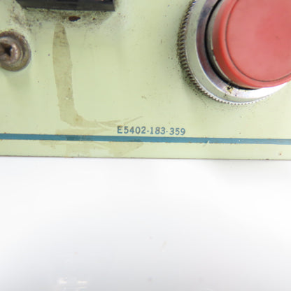 Okuma E5402-183-359 Machining Center Operator Control Panel