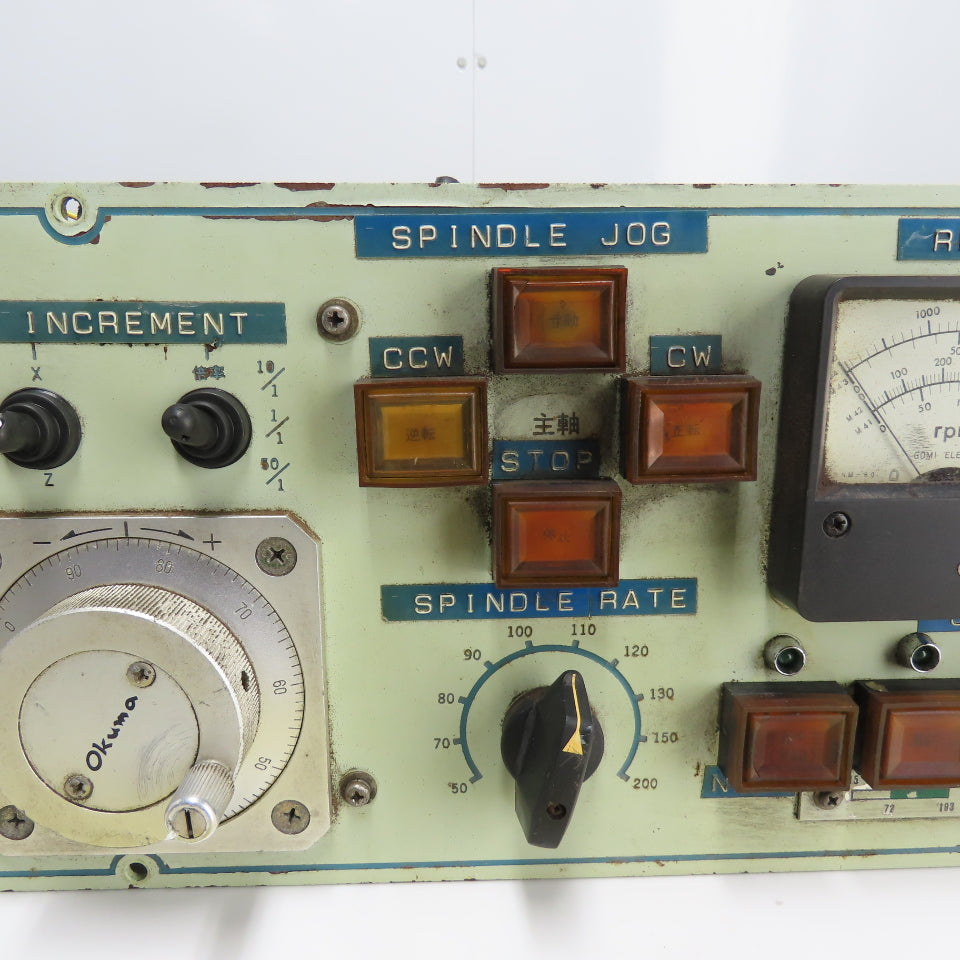 Okuma E5402-183-359 Machining Center Operator Control Panel