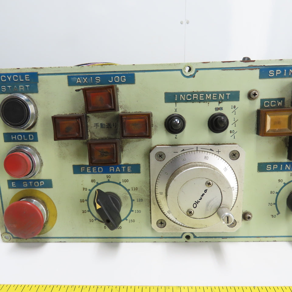 Okuma E5402-183-359 Machining Center Operator Control Panel