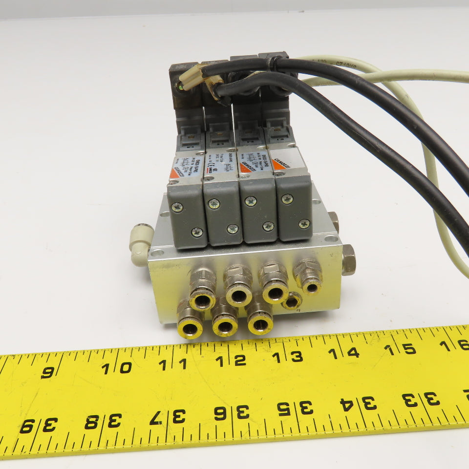 Camozzi EN530-16-PN3 2 Position Pneumatic Valve Bank 24VDC Coil G1/8