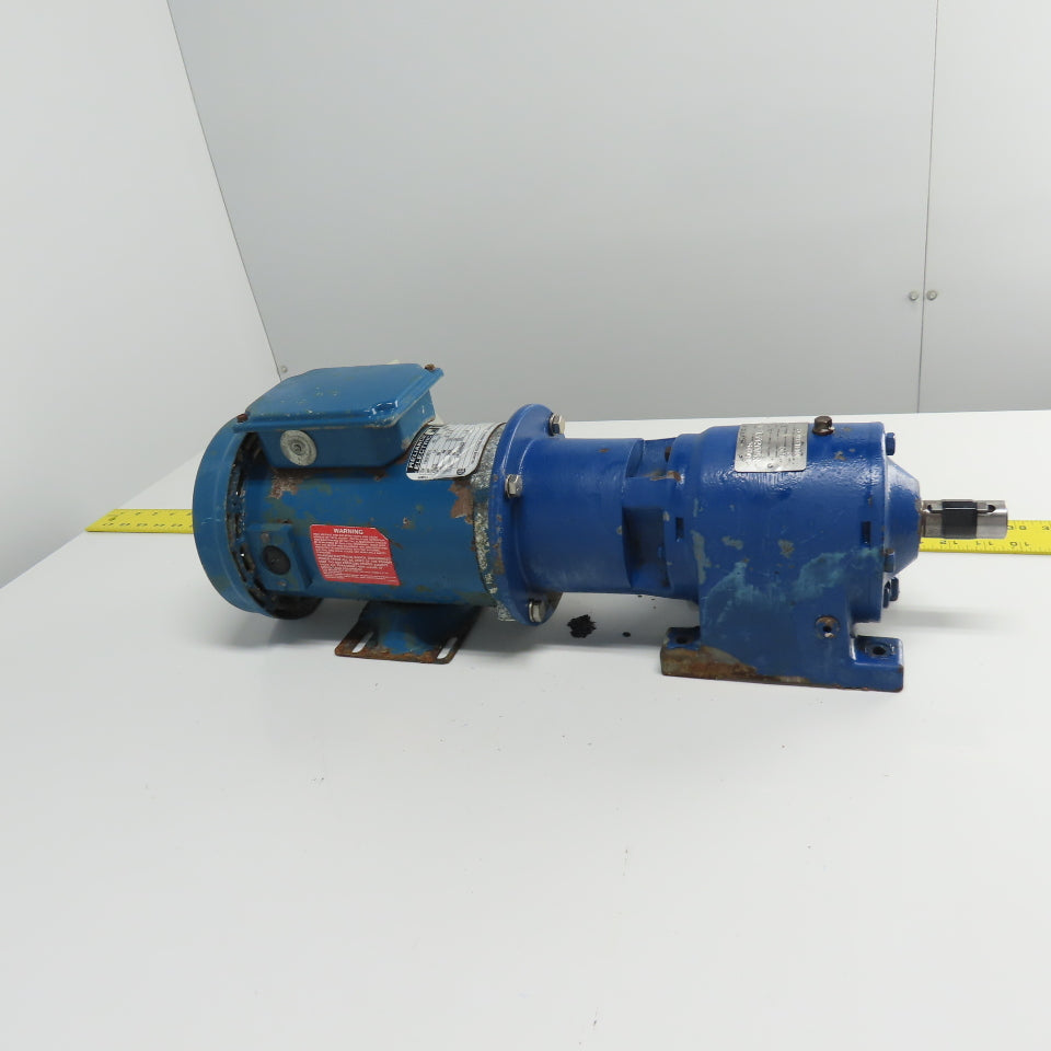 Sew-Eurodrive R40LP56 8.37:1 Ratio Inline Gear Motor 90VDC 1/4HP Tested