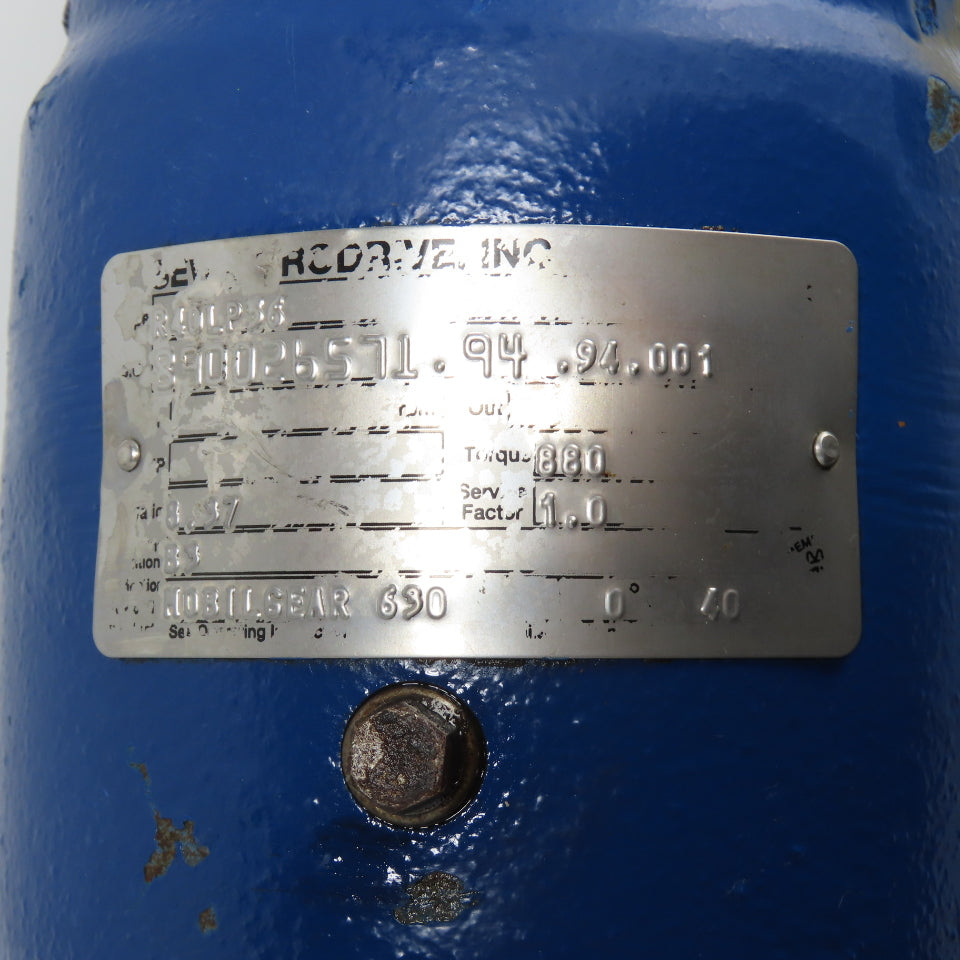 Sew-Eurodrive R40LP56 8.37:1 Ratio Inline Gear Motor 90VDC 1/4HP Tested