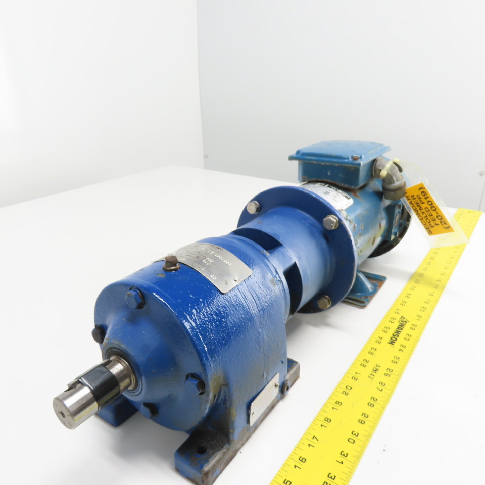 Sew-Eurodrive R40LP56 8.37:1 Ratio Inline Gear Motor 90VDC 1/4HP Tested