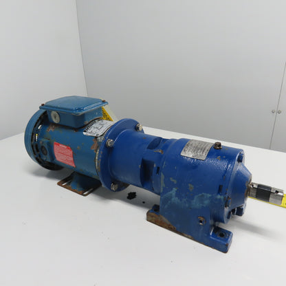 Sew-Eurodrive R40LP56 8.37:1 Ratio Inline Gear Motor 90VDC 1/4HP Tested