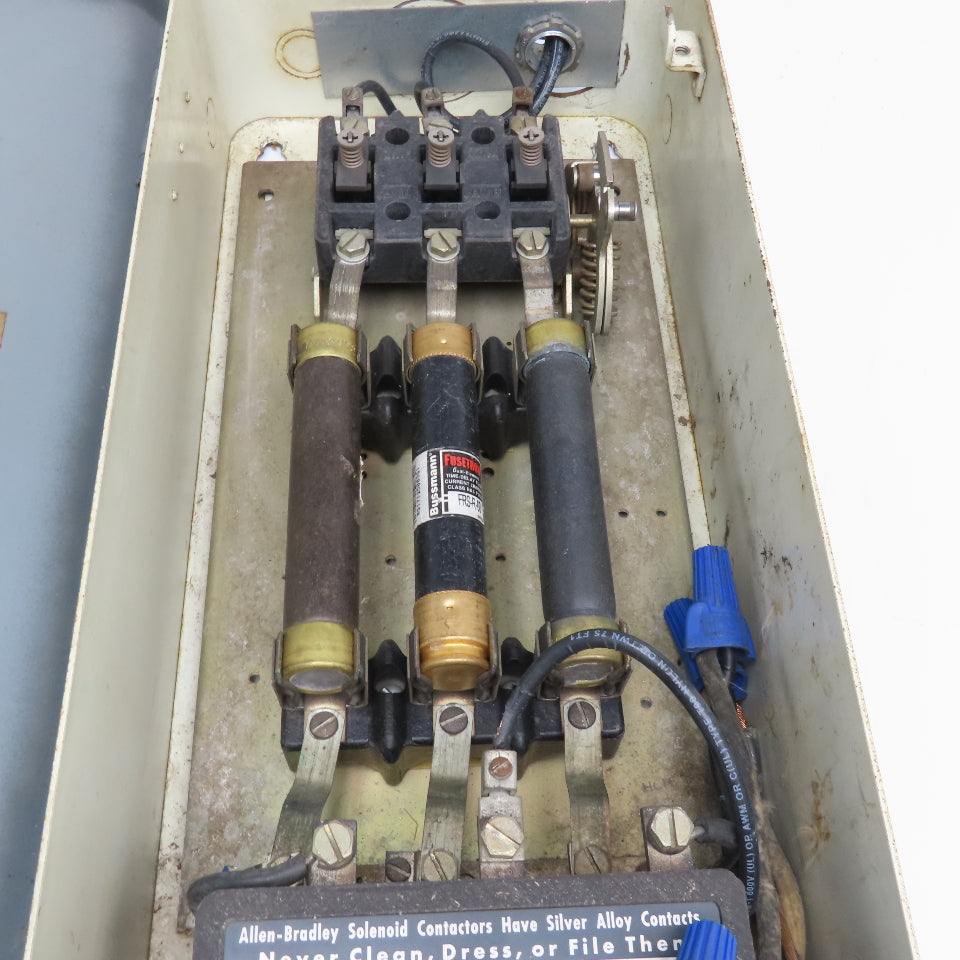 Allen Bradley Bulletin 712 Size 2 Fused Combination Starter Disconnect 440V 60Hz