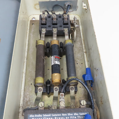 Allen Bradley Bulletin 712 Size 2 Fused Combination Starter Disconnect 440V 60Hz