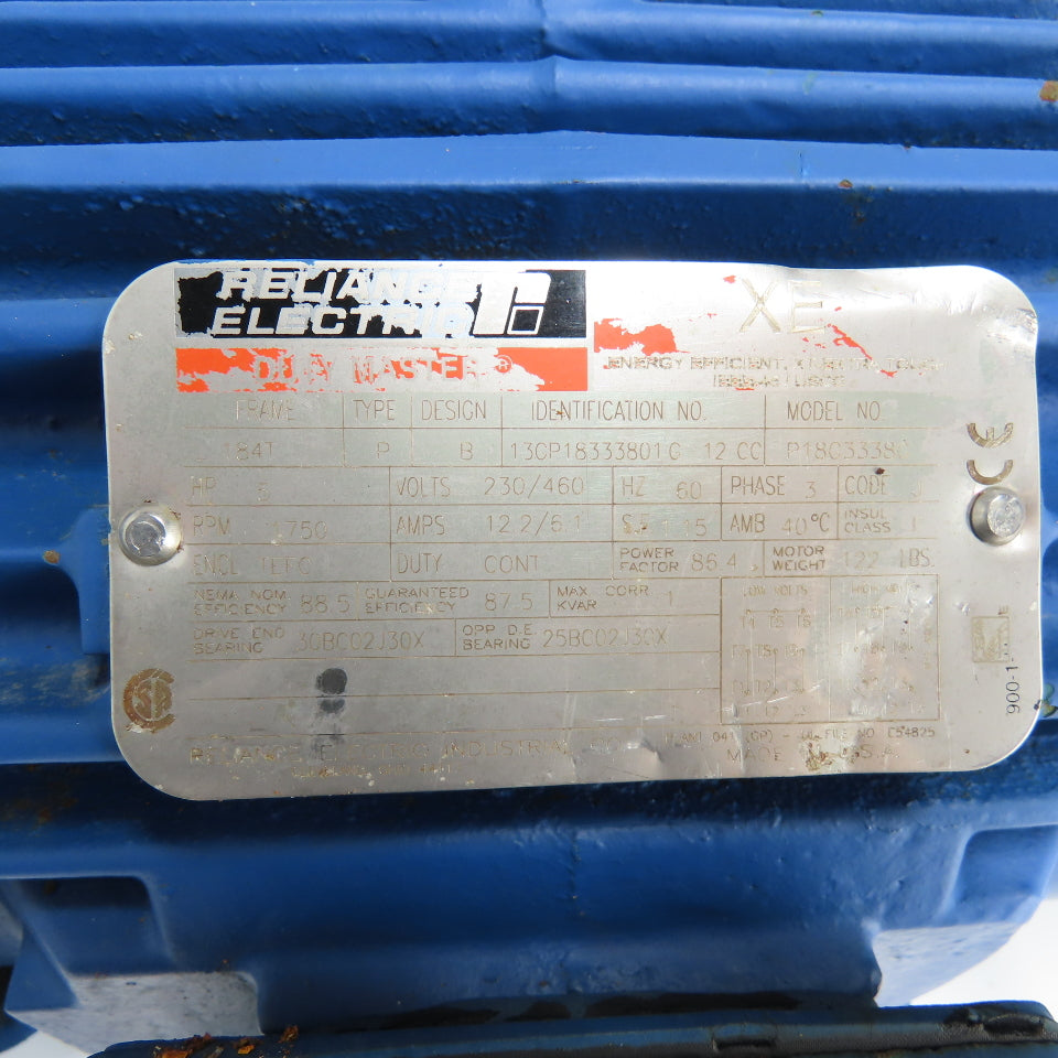 SEW Eurodrive RX77LP184 3.25:1 Ratio Inline Gear Motor Reducer 230/460V 3Ph 5HP