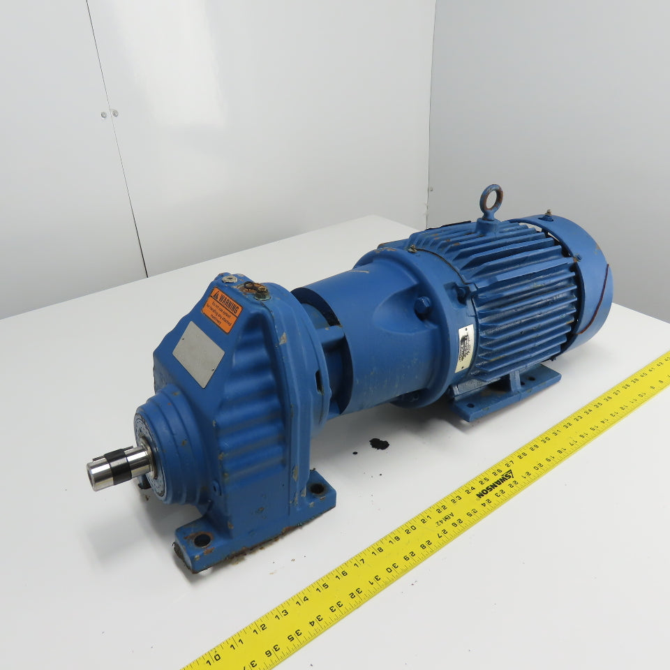 SEW Eurodrive RX77LP184 3.25:1 Ratio Inline Gear Motor Reducer 230/460V 3Ph 5HP