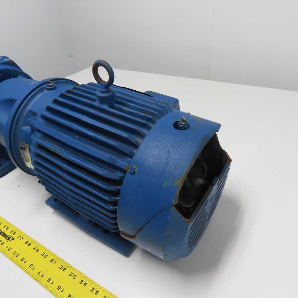 SEW Eurodrive RX77LP184 3.25:1 Ratio Inline Gear Motor Reducer 230/460V 3Ph 5HP