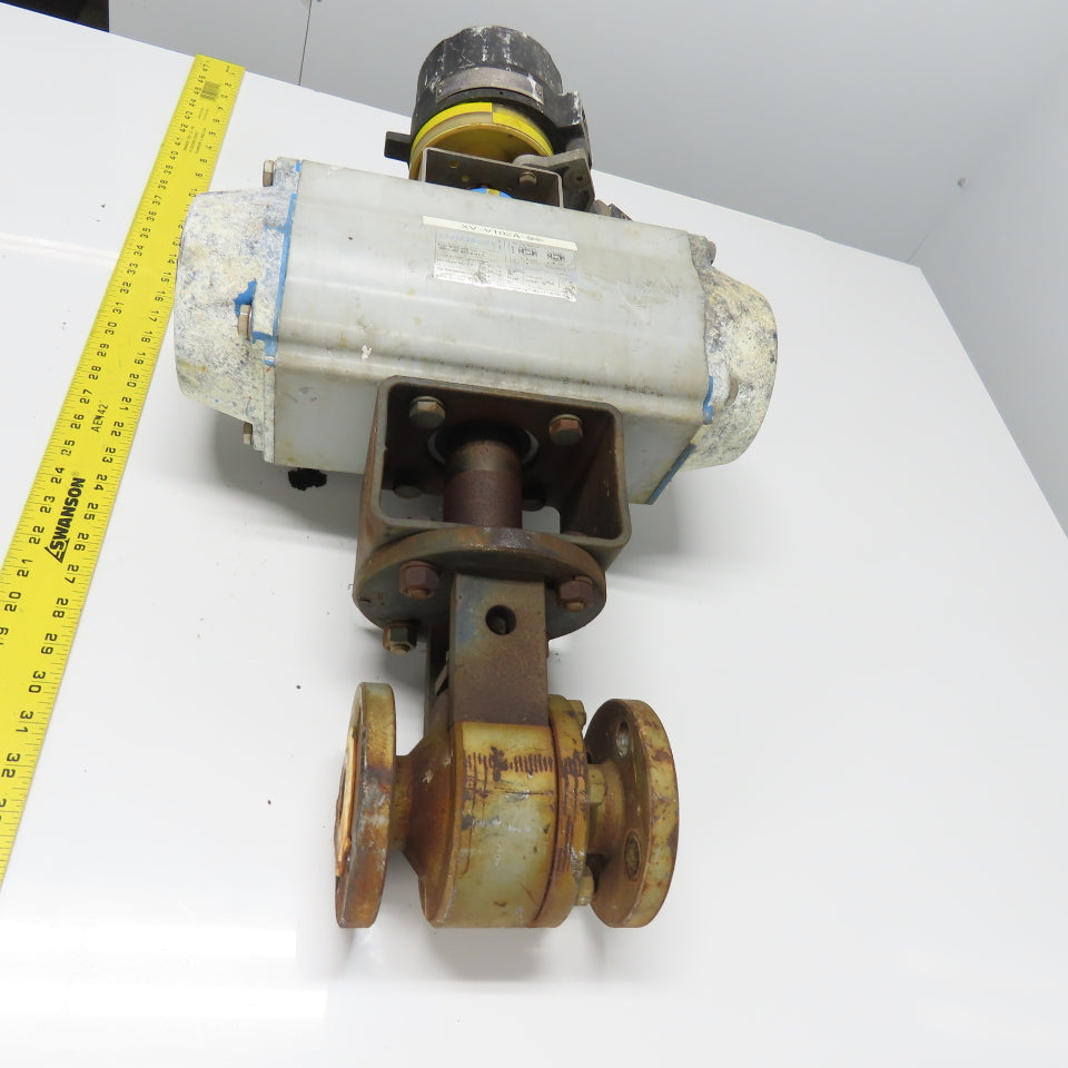 Jamsbury VPVL450 SR6 B HTC 1" Pneumatic Valve Actuator 116PSI W/Position Monitor