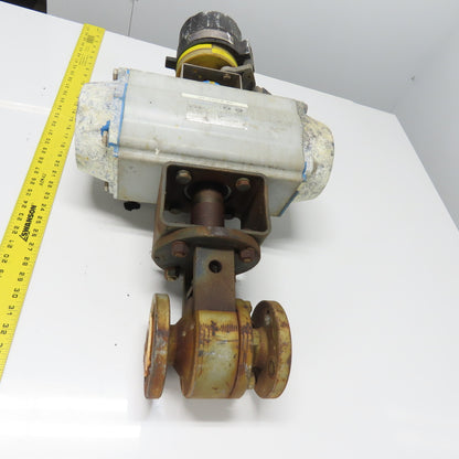 Jamsbury VPVL450 SR6 B HTC 1" Pneumatic Valve Actuator 116PSI W/Position Monitor