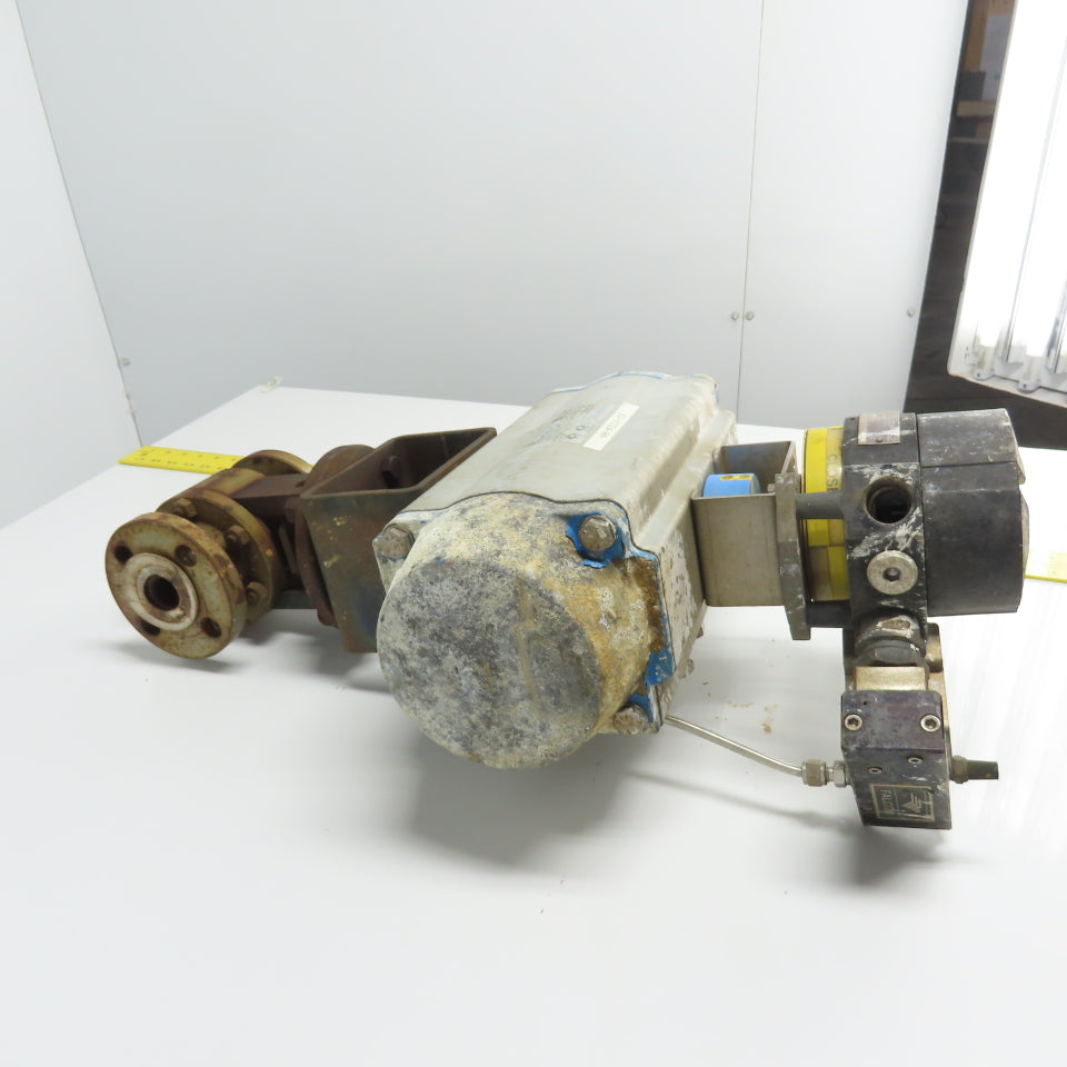 Jamsbury VPVL450 SR6 B HTC 1" Pneumatic Valve Actuator 116PSI W/Position Monitor