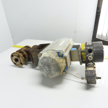 Jamsbury VPVL450 SR6 B HTC 1" Pneumatic Valve Actuator 116PSI W/Position Monitor