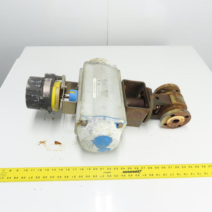 Jamsbury VPVL450 SR6 B HTC 1" Pneumatic Valve Actuator 116PSI W/Position Monitor