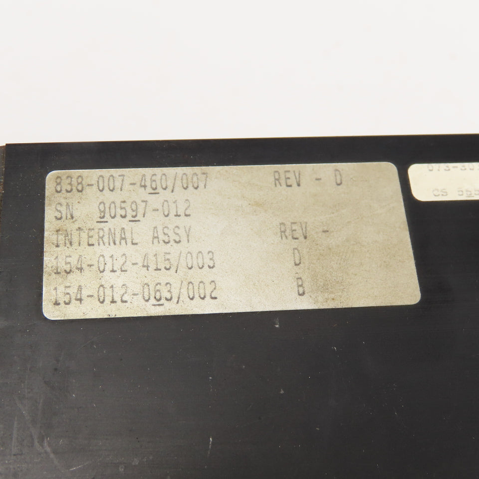 838-007-460/007 Intellispeed Manager Interface Device