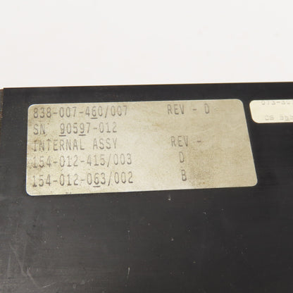 838-007-460/007 Intellispeed Manager Interface Device