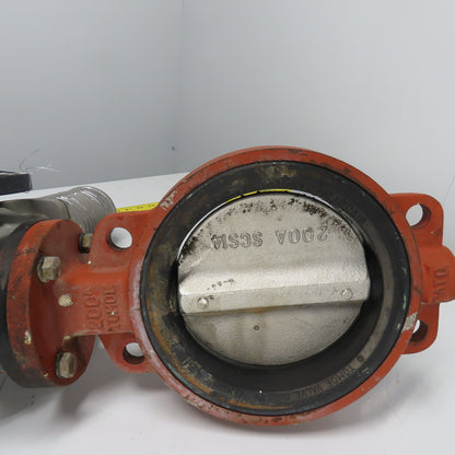 Auma SG05 1/10HP 120V 1Ph Rotary Valve Actuator W/ 7" Butterfly Valve