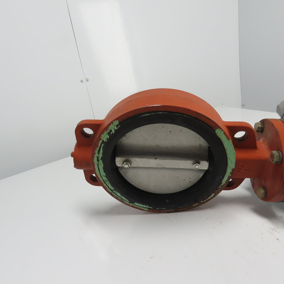 Auma SG05 1/10HP 120V 1Ph Rotary Valve Actuator W/ 7" Butterfly Valve