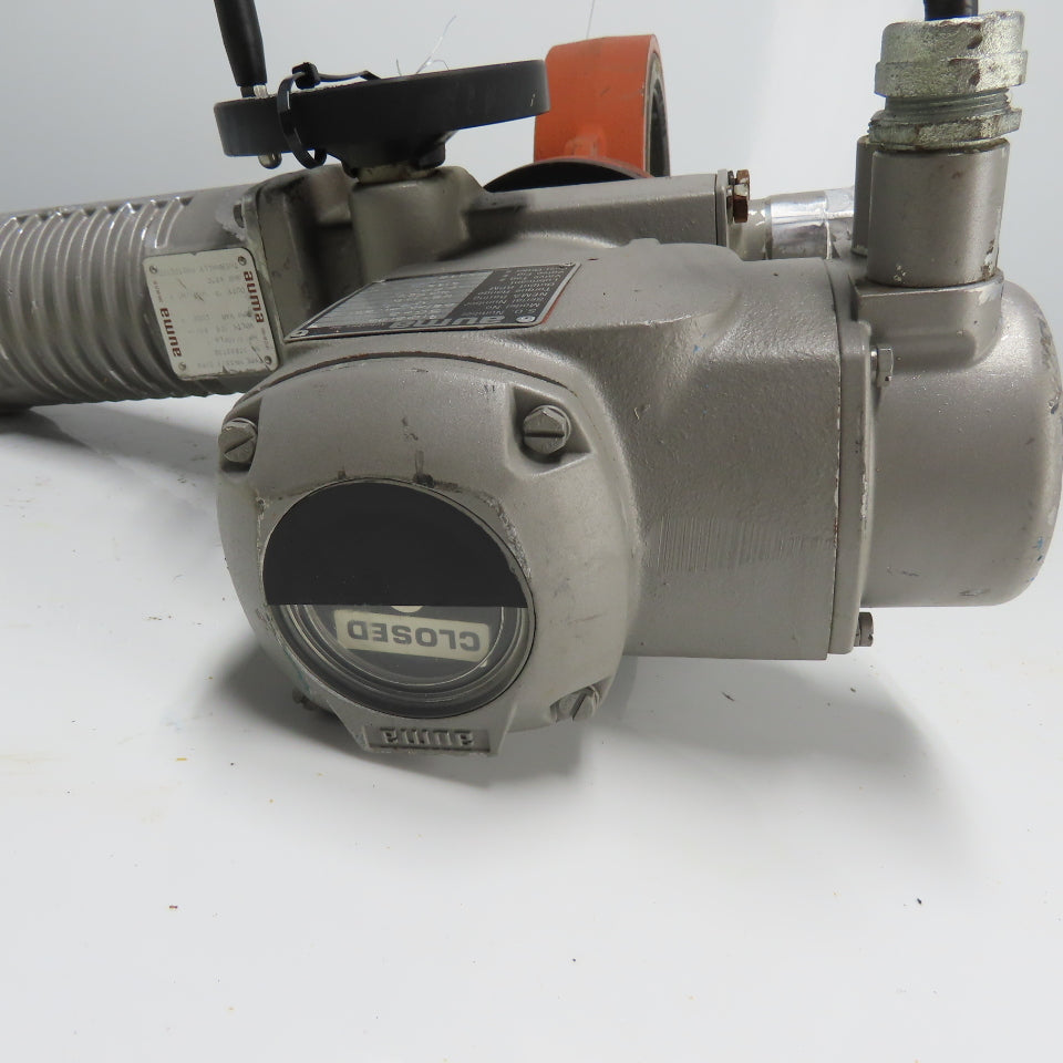 Auma SG05 1/10HP 120V 1Ph Rotary Valve Actuator W/ 7" Butterfly Valve