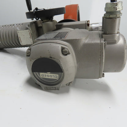 Auma SG05 1/10HP 120V 1Ph Rotary Valve Actuator W/ 7" Butterfly Valve
