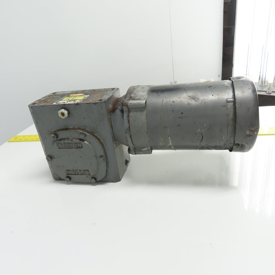 Boston Gear 60:1 Ratio Gear Motor 3/4Hp 230/460V 3Ph 29.19RPM Output