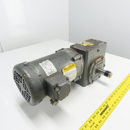Boston Gear 60:1 Ratio Gear Motor 3/4Hp 230/460V 3Ph 29.19RPM Output