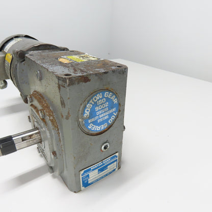 Boston Gear 60:1 Ratio Gear Motor 3/4Hp 230/460V 3Ph 29.19RPM Output