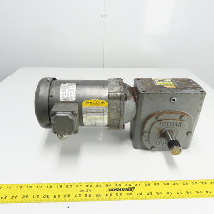 Boston Gear 60:1 Ratio Gear Motor 3/4Hp 230/460V 3Ph 29.19RPM Output