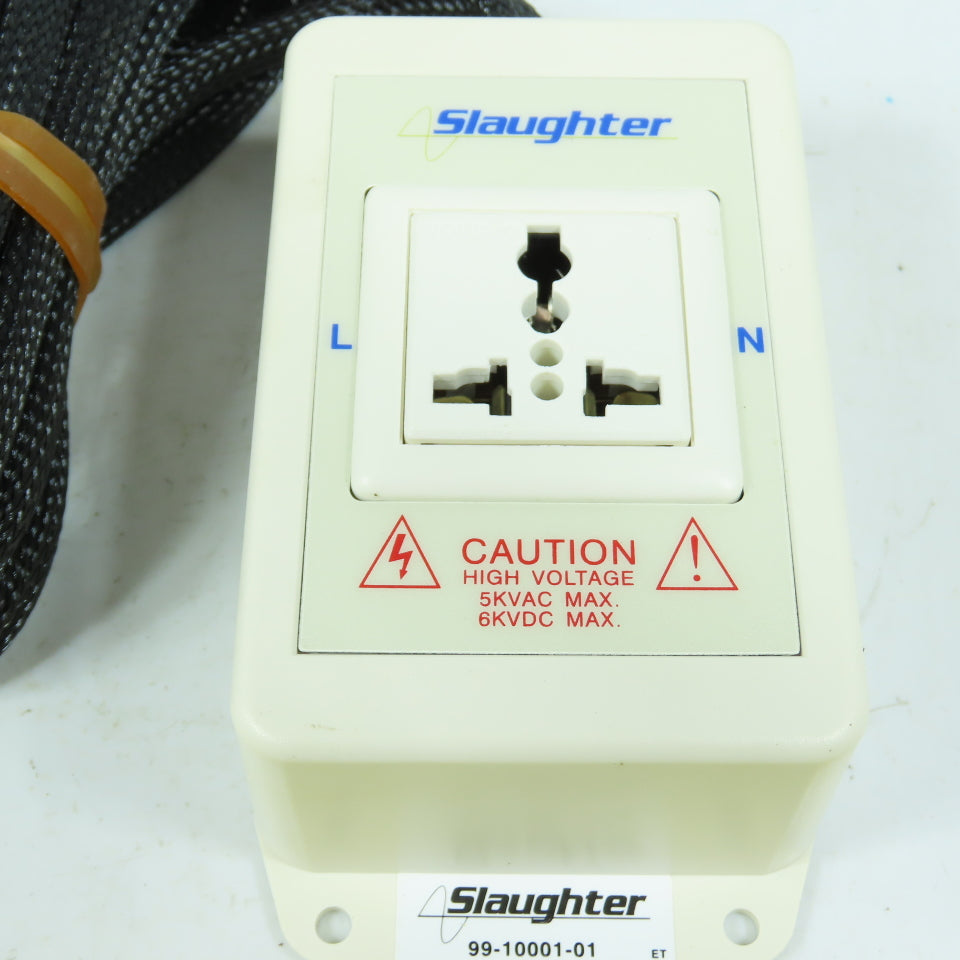 Slaughter 99-10001-01 Universal Receptacle Adapter Box High Voltage 10' Cable