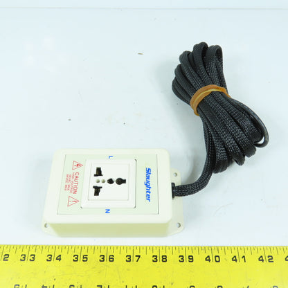 Slaughter 99-10001-01 Universal Receptacle Adapter Box High Voltage 10' Cable