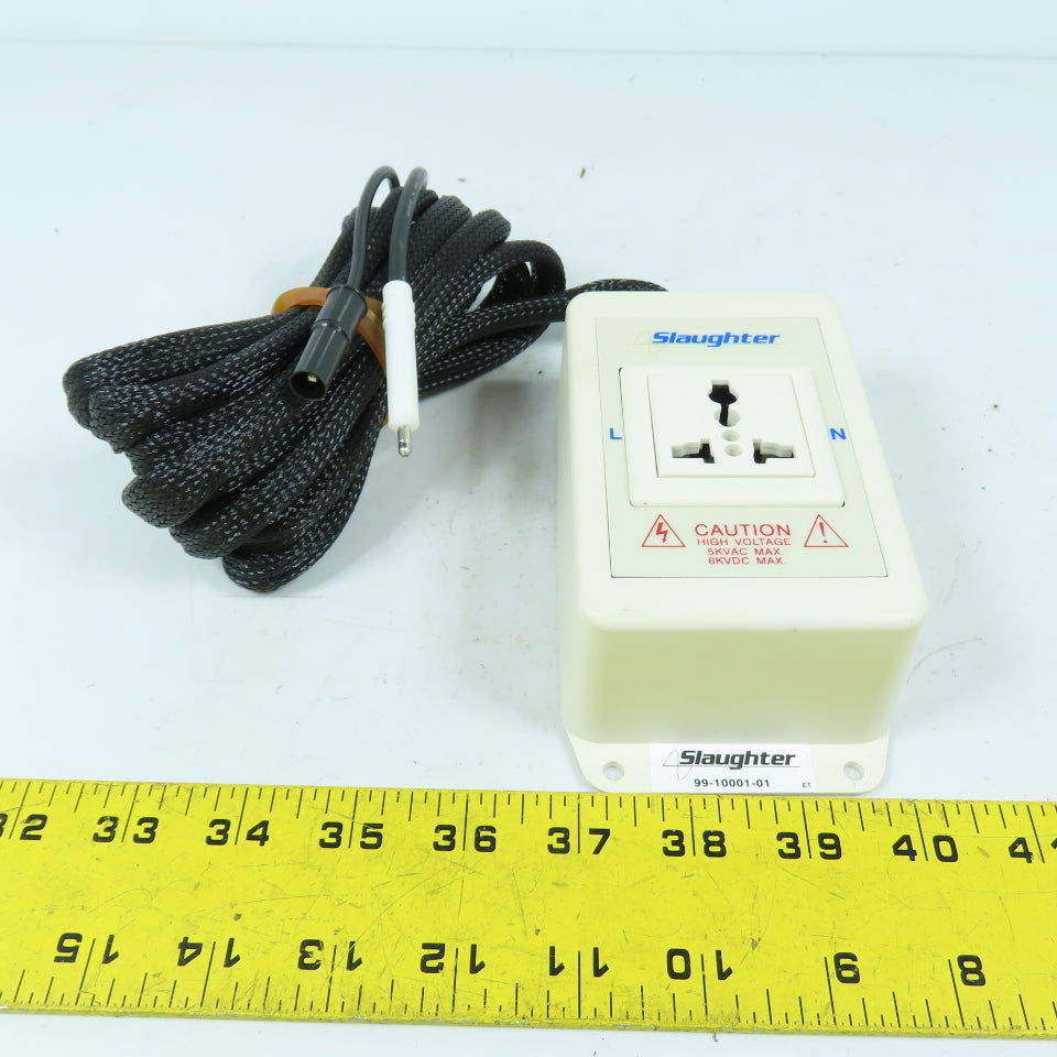 Slaughter 99-10001-01 Universal Receptacle Adapter Box High Voltage 10' Cable
