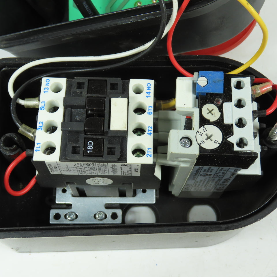 0823 15HP Manual Motor Starter Controller 230V Coil C-18D10 W/ Overload NTH-21