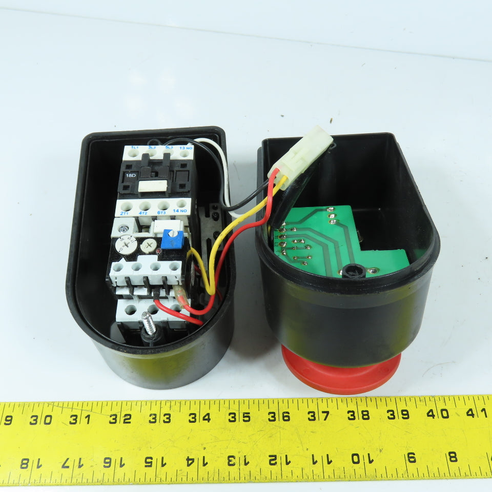 0823 15HP Manual Motor Starter Controller 230V Coil C-18D10 W/ Overload NTH-21