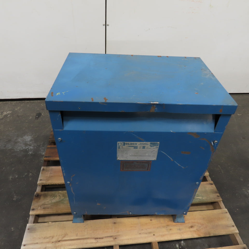 Olson 5241-AD 40kVA 3PH Dry Type Transformer Pri 460V Sec 460Y 50A 60HZ Tested