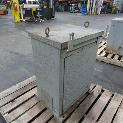 Niagra 30KVA Transformer 480V Pri 208Y/120V Sec 3Ph Tested
