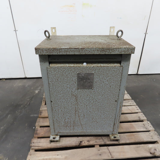 Niagra 30KVA Transformer 480V Pri 208Y/120V Sec 3Ph Tested