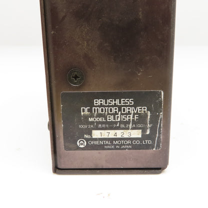 Oriental Motor BLD15A-F Vexta Brushless DC Motor Driver