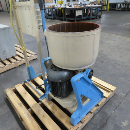 Tipton EFF 40 R 40L Centrifugal Disc Wet Media Finishing Machine 3Ph 230V 2HP