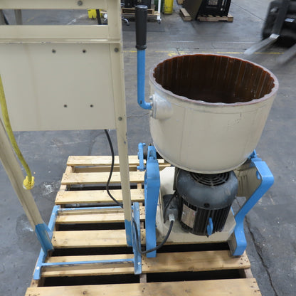 Tipton EFF 40 R 40L Centrifugal Disc Wet Media Finishing Machine 3Ph 230V 2HP