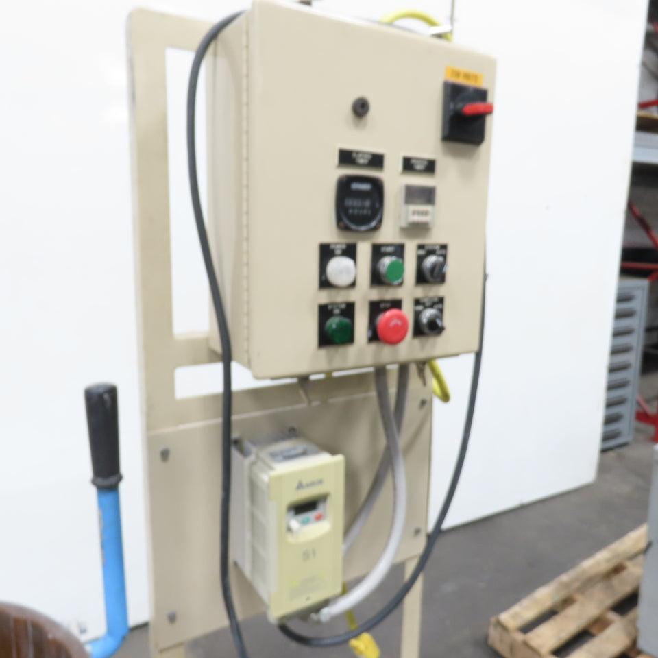Tipton EFF 40 R 40L Centrifugal Disc Wet Media Finishing Machine 3Ph 230V 2HP