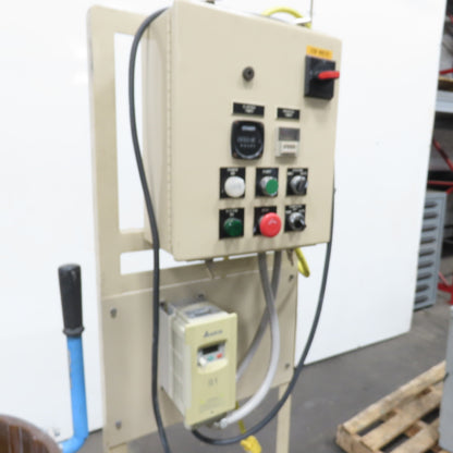 Tipton EFF 40 R 40L Centrifugal Disc Wet Media Finishing Machine 3Ph 230V 2HP