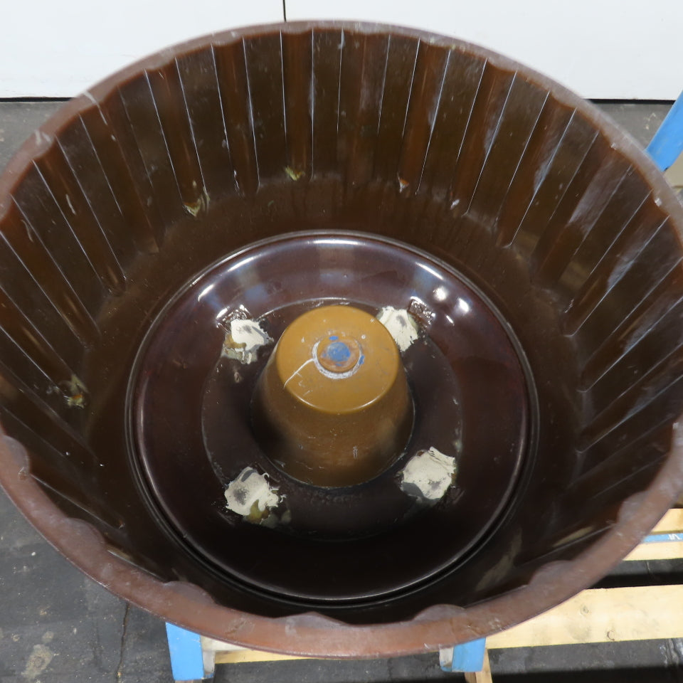 Tipton EFF 40 R 40L Centrifugal Disc Wet Media Finishing Machine 3Ph 230V 2HP